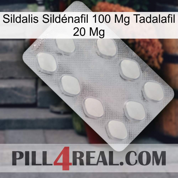 Sildalis Sildénafil 100 Mg Tadalafil 20 Mg 16